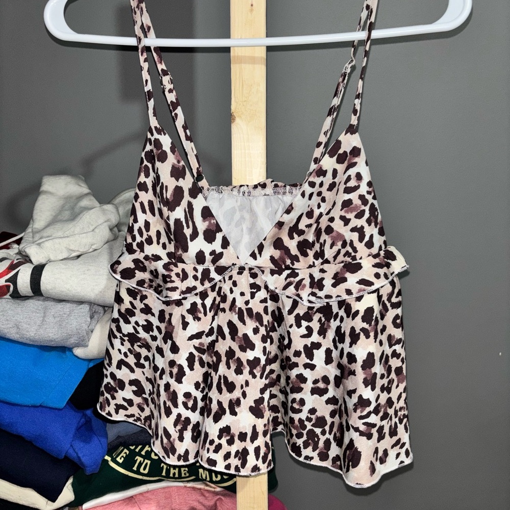 SHEIN Animal Print Camisole Top